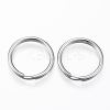 Tarnish Resistant 304 Stainless Steel Split Key Rings LS-STAS-P178-1.2x15mm-P-1