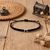 2Pcs Adjustable Valentine's Day Couple Braided Bracelet Sets BJ0894-1-4