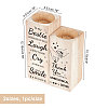 Wooden Candle Holder AJEW-WH0257-002-2