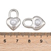 304 Stainless Steel & ABS Plastic Imitation Pearl Pendants STAS-Z166-13P-3