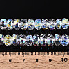 Electroplate Glass Beads Strands EGLA-T021-20A-4