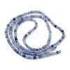 Natural Blue Aventurine Beads Strands G-M449-B01-2mm-3