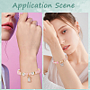 DIY Alloy Enamel Cat Charms & Glass Beads Bracelets Making Kits DIY-SC0030-79-5