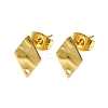 304 Stainless Steel Stud Earring Findings STAS-L024-003G-05-1