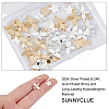 40Pcs 4 Colors Brass Charms and 20Pcs 2 Colors Brass Links Connectors KK-SC0002-49-3