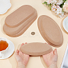 6Pcs 6 Styles Oval MDF Wood Pottery Tools DIY-OC0014-67-3