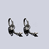 304 Stainless Steel Hoop Earrings for Men WG41879-01-2