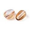 Baking Paint Transparent Glass Beads DGLA-N014-10A-2