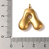 Ion Plating(IP) 304 Stainless Steel Pendants STAS-M017-08G-01-3
