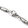 201 Stainless Steel Chain Necklaces LS-NJEW-P295-02P-1-3