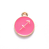 Alloy Enamel Pendants X-ENAM-S124-01A-03F-2