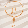 Alloy Geometric Vintage Fringe Necklace & Earrings Set for Women Banquet Engagement UF6584-5