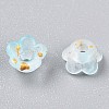 Frosted Transparent Acrylic Beads X-OACR-N137-72I-3