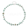 Natural Green Aventurine Chip Beaded Necklaces NJEW-JN05140-05-1