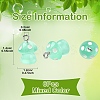 6Pcs Luminous Resin Mushroom Charms CRES-YW0002-47-3