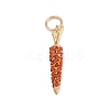 Brass Rhinestone Pendants KK-B145-02G-04-1