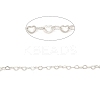Rhodium Plated 925 Sterling Silver Heart Link Chains STER-NH0001-28A-P-2