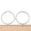 Tarnish Resistant 304 Stainless Steel Big Hoop Earrings X-EJEW-F105-04P-4