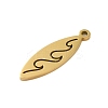 304 Stainless Steel Pendants STAS-S123-03G-06-2