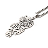 Non-Tarnish 201 Stainless Steel Pendant Necklaces NJEW-H022-04P-2