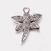 Long-Lasting Plated Brass Micro Pave Cubic Zirconia Charms ZIRC-L072-63-2