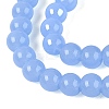 Imitation Jade Glass Beads Strands GLAA-T032-J6mm-08-4