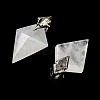 Natural Quartz Crystal Pendants G-K338-10AS-06-2