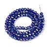 Baking Electroplate Glass Beads Strands DGLA-A039-J2mm-B25-2