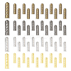 200Pcs 4 Colors Column Alloy Shoelace Buckle Connectors FIND-SP0004-68A-1