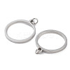 Non-Tarnish 304 Stainless Steel Pendants STAS-G324-01A-P-2