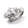 Tibetan Style 304 Stainless Steel Manual Polishing Cord Ends STAS-G276-15AS-2