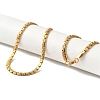 Ion Plating(IP) 304 Stainless Steel Snake Chain Necklaces NJEW-Q337-03D-G-1