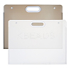 2Pcs 2 Styles PP Plastic Documents Pockets AJEW-FH0005-86B-1