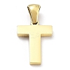 Ion Plating(IP) 316L Surgical Stainless Steel Pendants STAS-Q247-01G-20-2