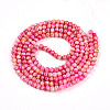 Baking Paint Glass Beads Strands DGLA-N003-4mm-A01-2