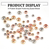 54Pcs 9 Style Brass Beads KK-AR0002-50-4