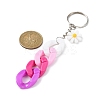 Acrylic Curb Chain Keychain KEYC-JKC00633-01-2