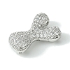 Rack Plating Brass Cubic Zirconia Pendants KK-S378-02P-Y-2