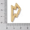 Rack Plating Brass Micro Pave Cubic Zirconia Twister Clasps KK-NH0002-15G-02-3