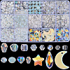 1070Pcs Electroplate Glass Beads Strands EGLA-SC0001-51-7
