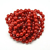 Baking Paint Crackle Glass Beads Strands X-DGLA-Q023-6mm-YS31-3