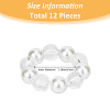 Acrylic Beaeded Napkin Rings AJEW-FH00003-2