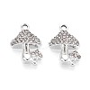 Rack Plating Alloy Rhinestone Pendants PALLOY-T091-25M-P-2