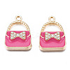 Rack Plating Alloy Enamel Pendants LS-ENAM-T011-129A-2