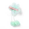 Flower Cloth Metallic Alligator Hair Clips LS-PHAR-D013-01E-5