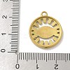 304 Stainless Steel Rhinestone Pendants STAS-I322-49G-3