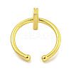 Rack Plating Brass Open Cuff Rings for Women RJEW-F162-01G-I-3