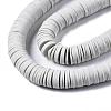 Flat Round Handmade Polymer Clay Beads CLAY-R067-12mm-39-4