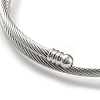 Non-Tarnish 201 Stainless Steel European Bracelet LS-OQ8559-3-3