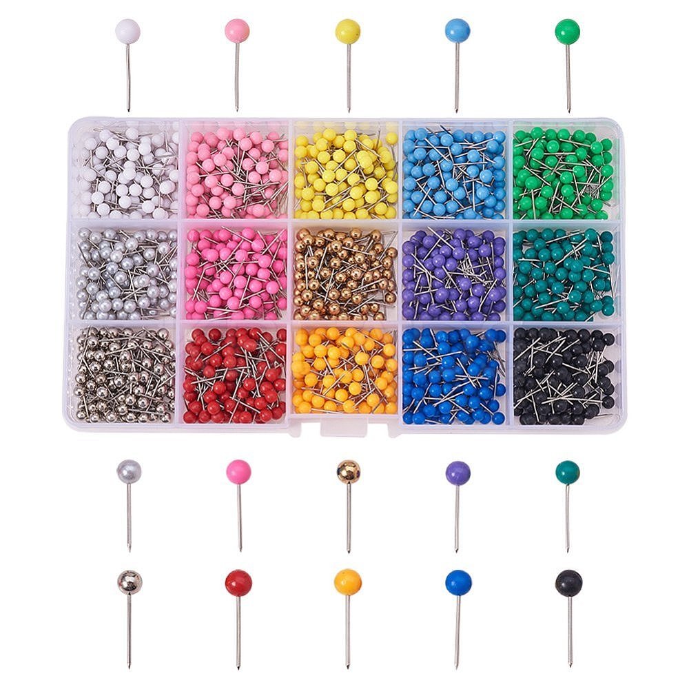 Wholesale Plastic Ball Head Pins - KBeads.com